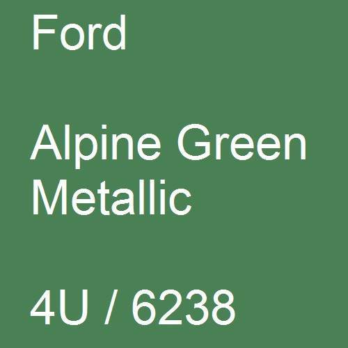 Ford, Alpine Green Metallic, 4U / 6238.